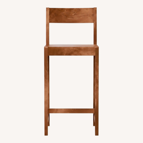 Used Light Brown Wood Dining Chairs, Set of 10 for sale on AptDeco