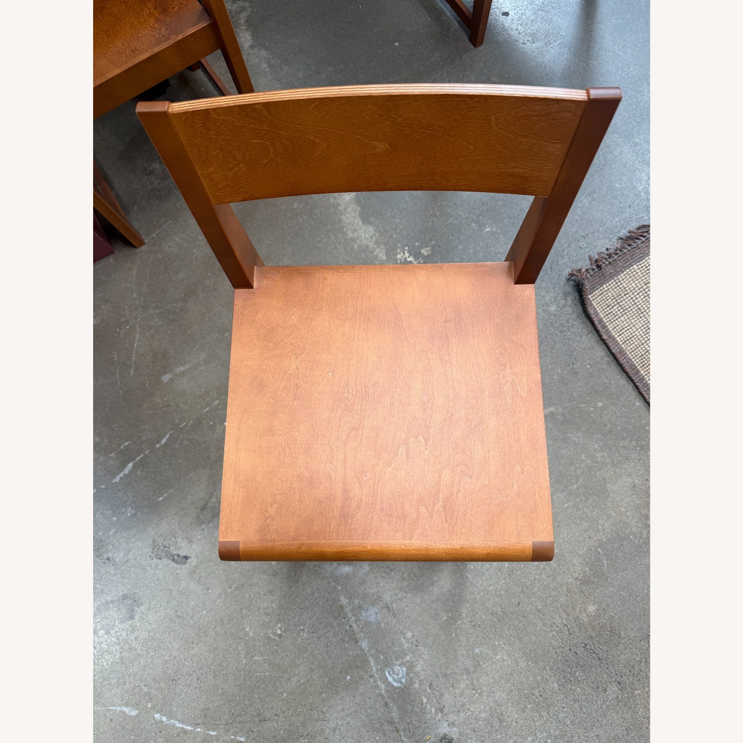 Light Brown Wood Dining Chairs, Set of 10 - image-4