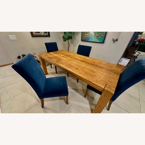 Used Reclaimed Oak Dining Set for sale on AptDeco