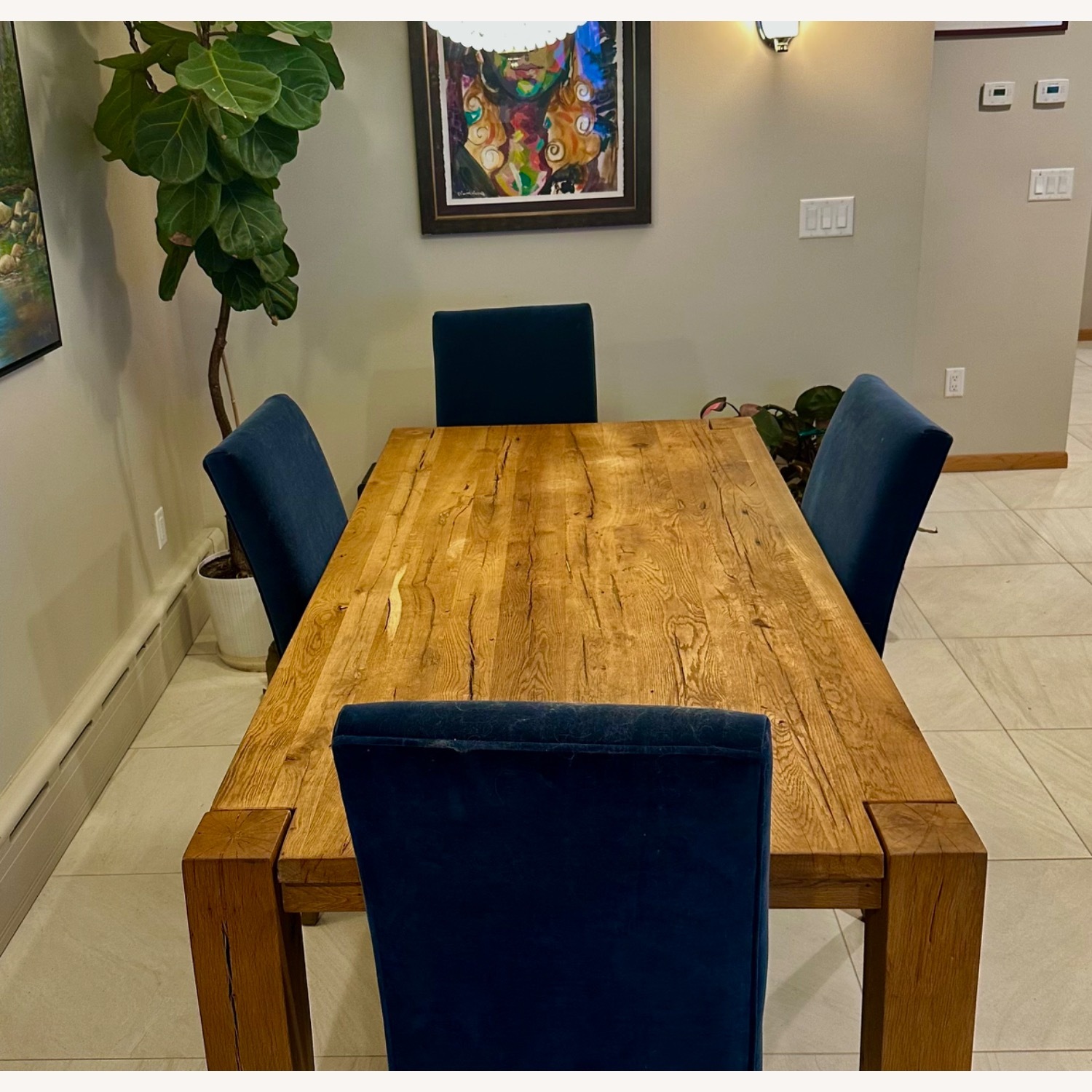 Reclaimed Oak Dining Set - image-4