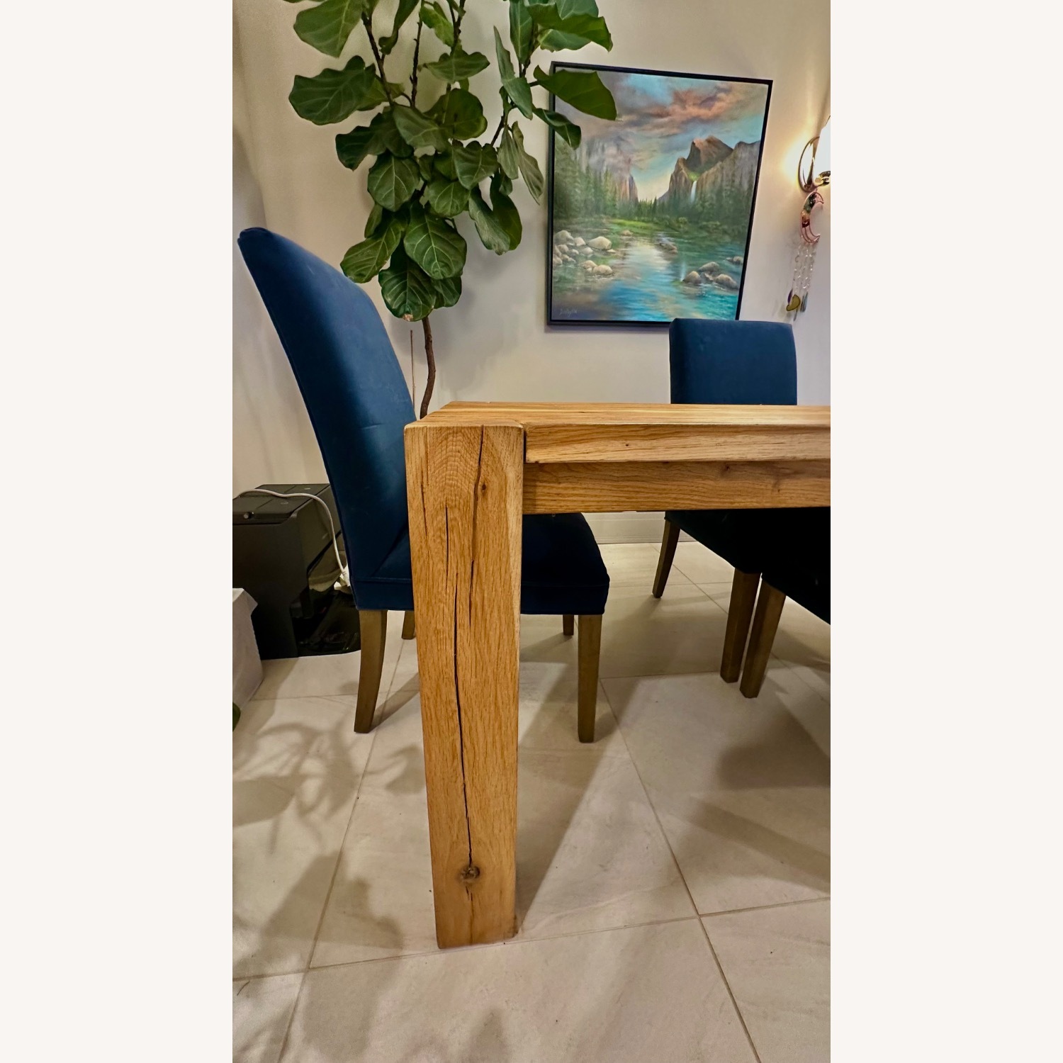 Reclaimed Oak Dining Set - image-8