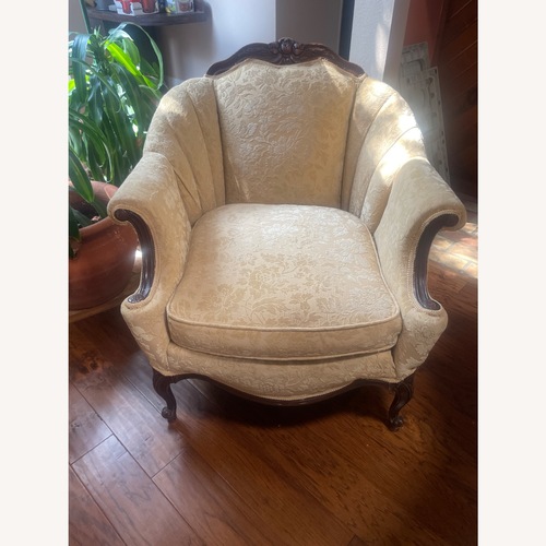Used Vintage/Antique Finds Gold Armchair for sale on AptDeco