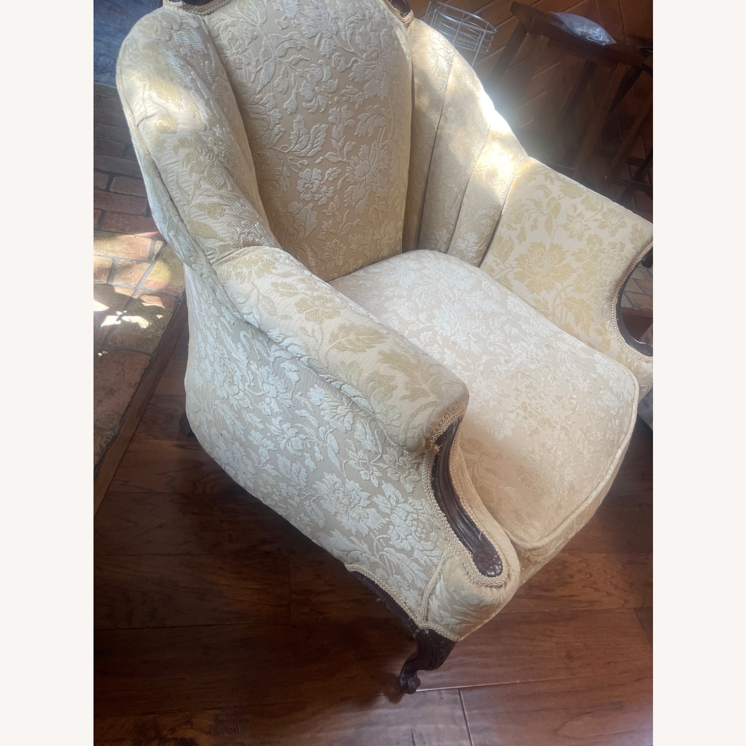 Vintage/Antique Finds Gold Armchair - image-3