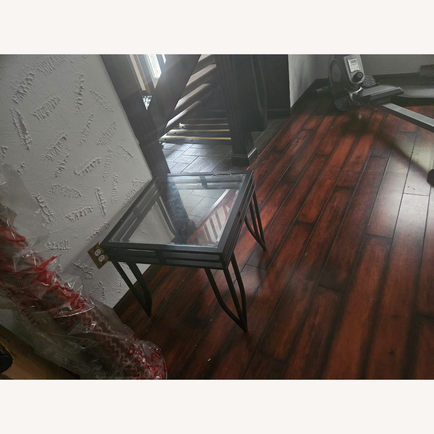 2 Glass End Tables - image-1