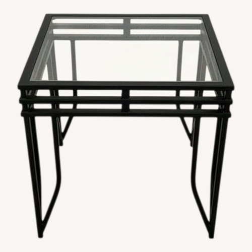 Used 2 Glass End Tables for sale on AptDeco