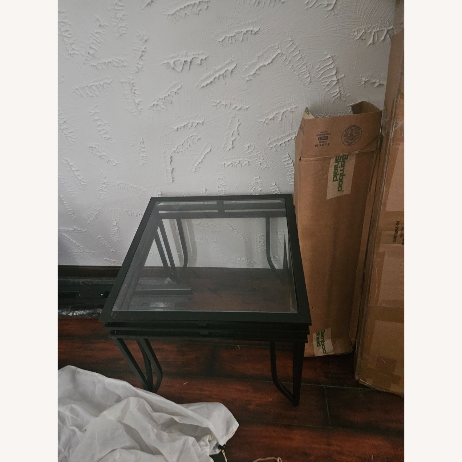 2 Glass End Tables - image-2
