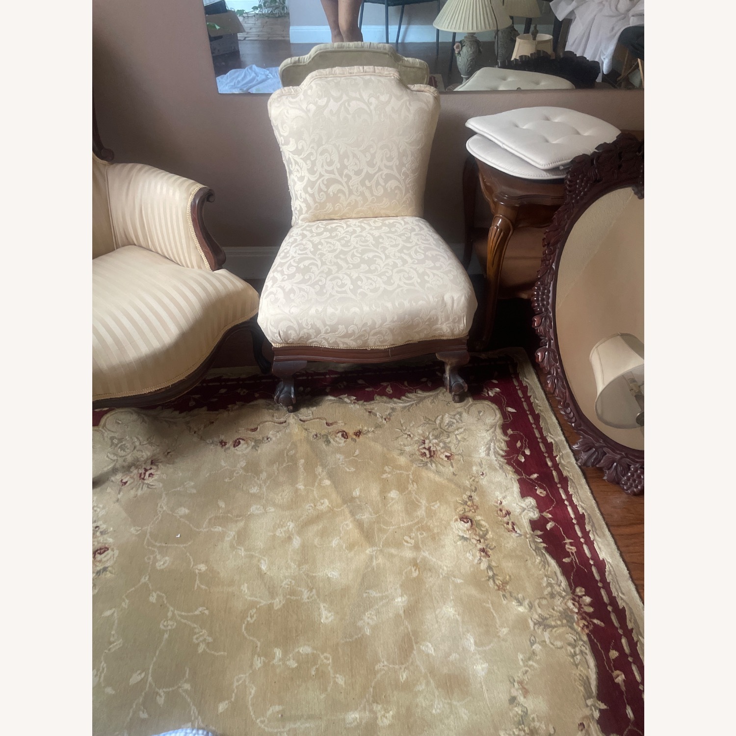 Vintage/Antique Finds Gold Accent Chair - image-2