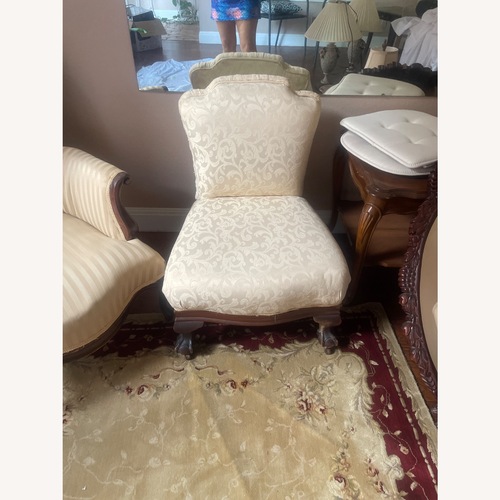 Used Vintage/Antique Finds Gold Accent Chair for sale on AptDeco