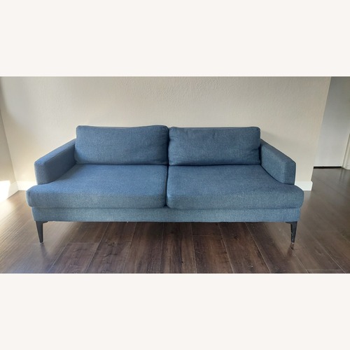 Used West Elm Andes Sofa 76.5" Twill, Indigo for sale on AptDeco