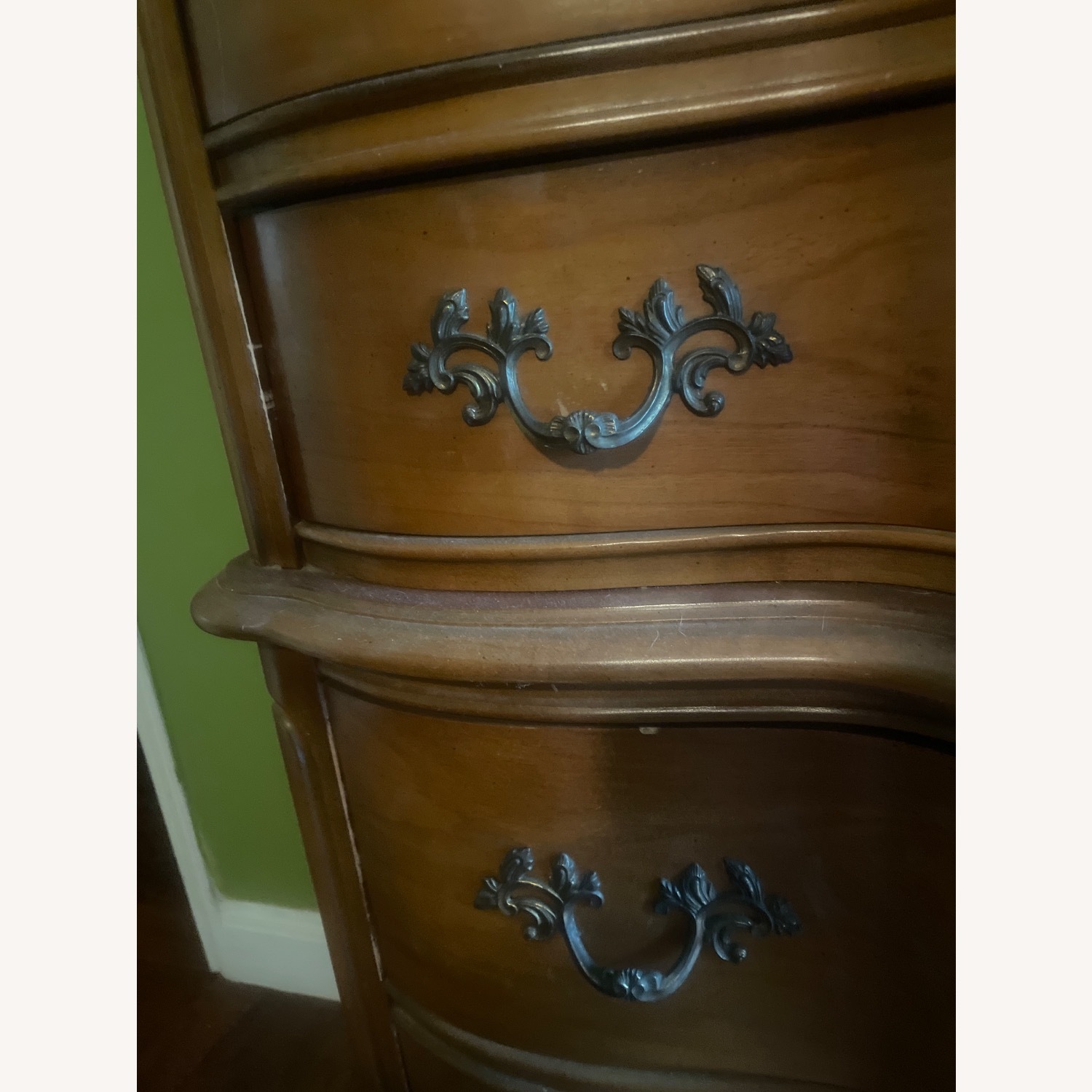 Vintage/Antique Finds Dark Brown Wood Dresser - image-4