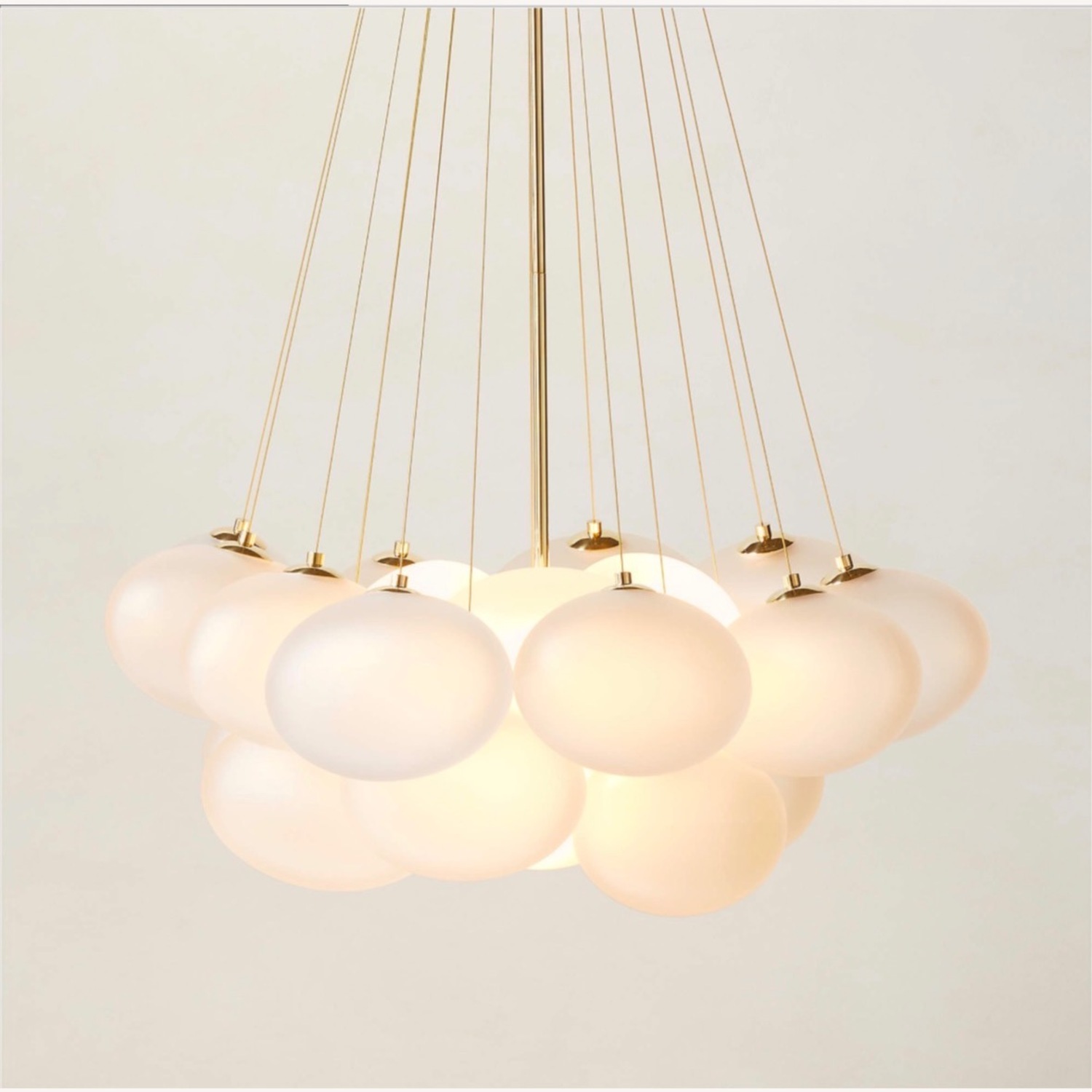 CB2 Corvina Glass Ceiling Lamp - image-1
