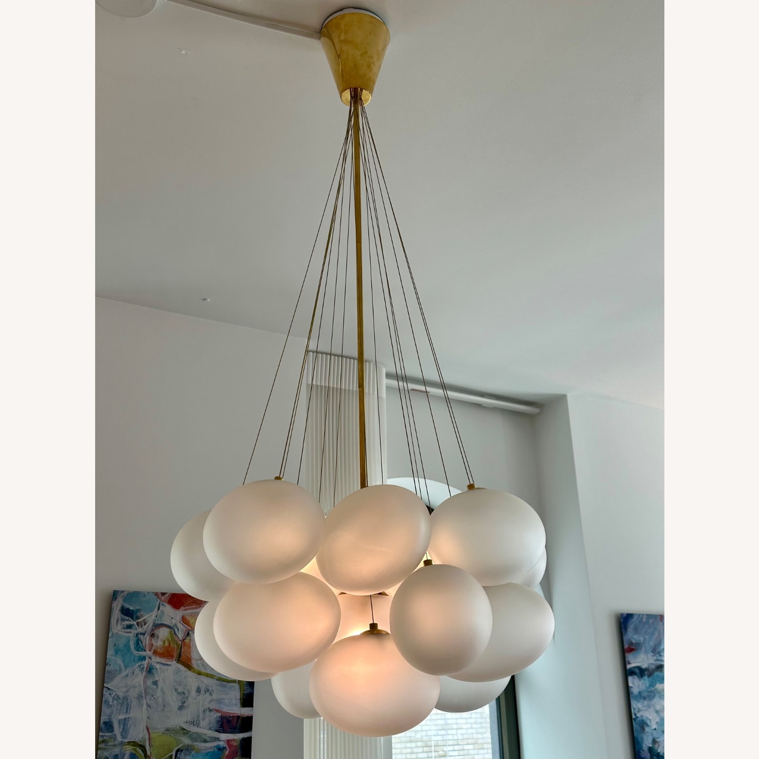 CB2 Corvina Glass Ceiling Lamp - image-4