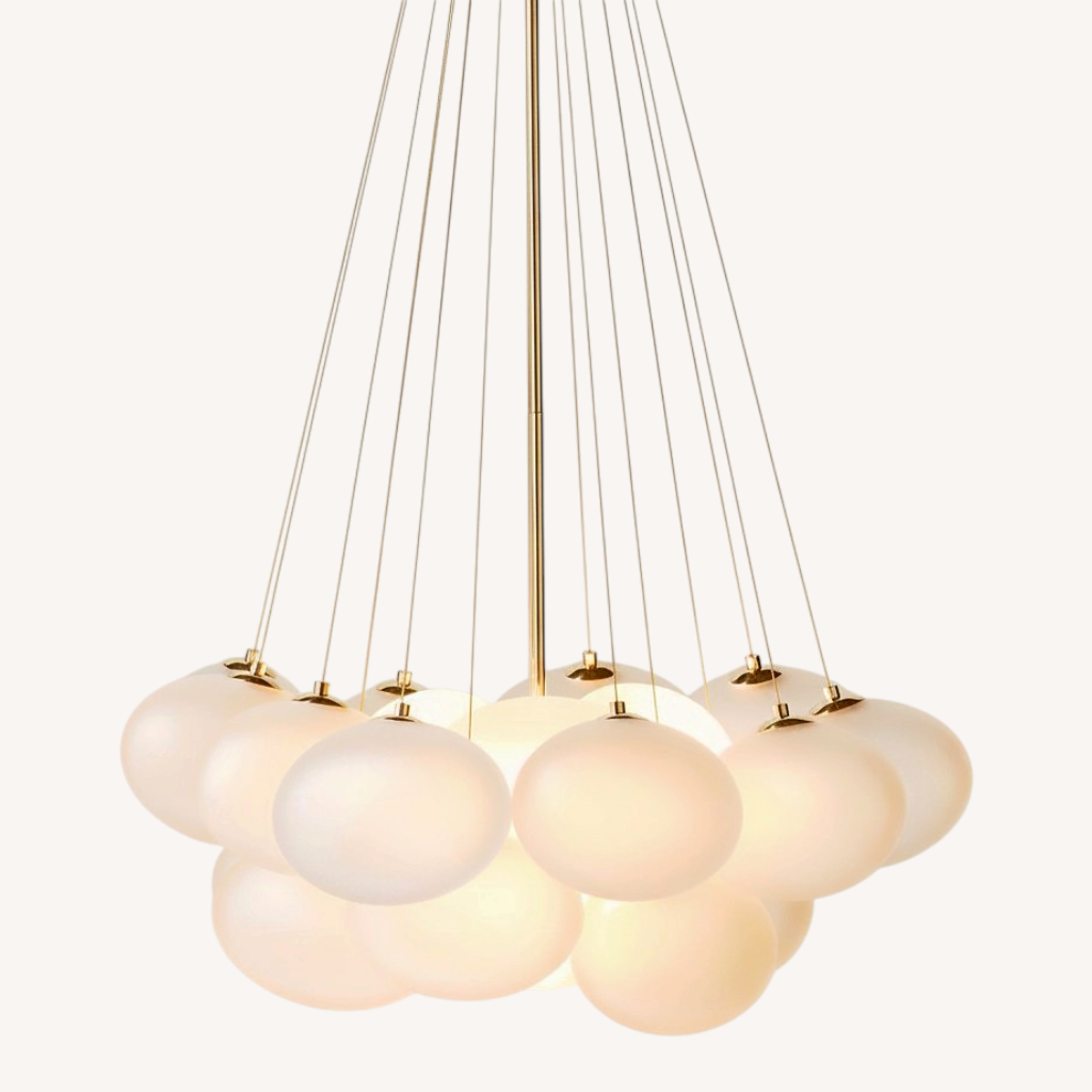 Image of CB2 Corvina Glass Ceiling Lamp