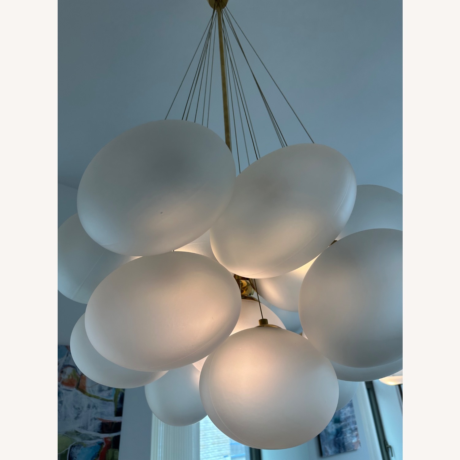 CB2 Corvina Glass Ceiling Lamp - image-2