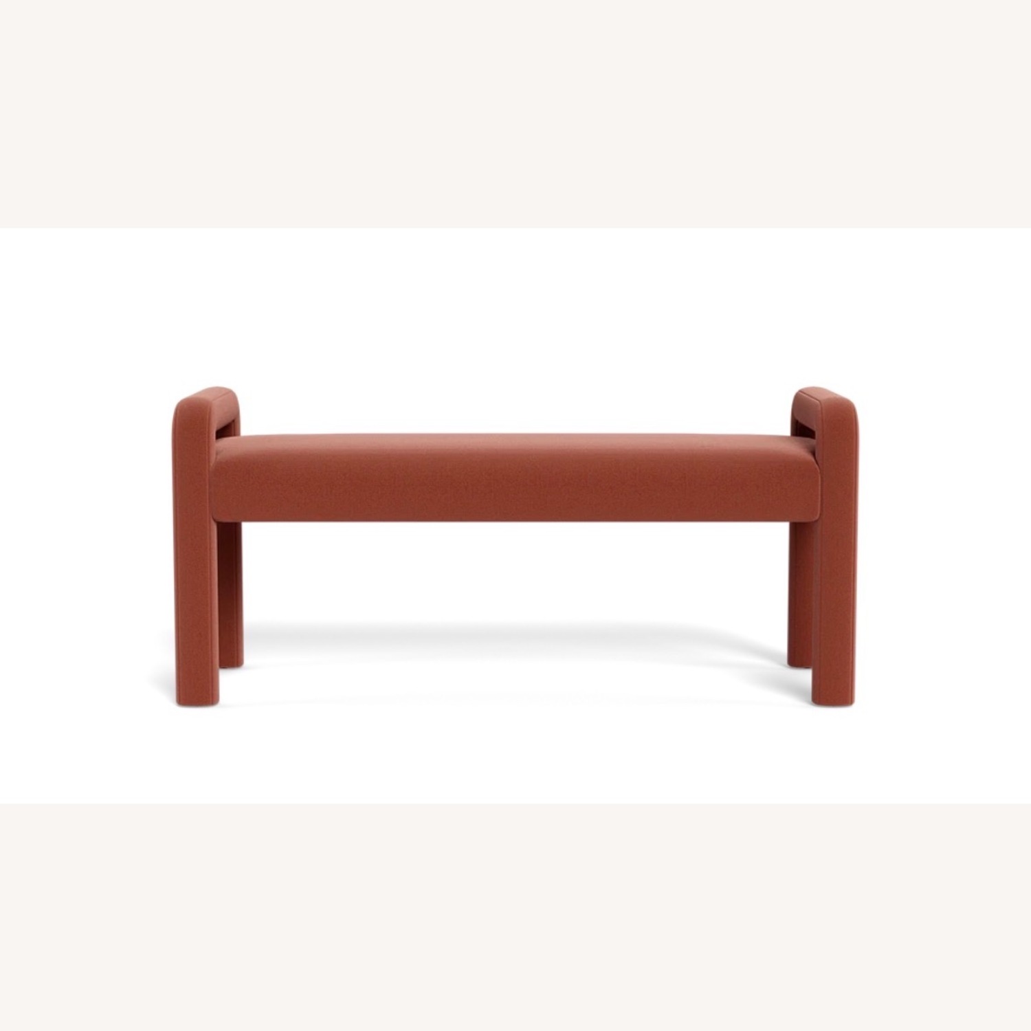 Interior Define Rowan Pink Velvet Bench - image-1