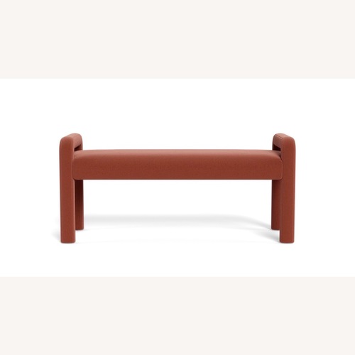 Used Interior Define Rowan Pink Velvet Bench for sale on AptDeco
