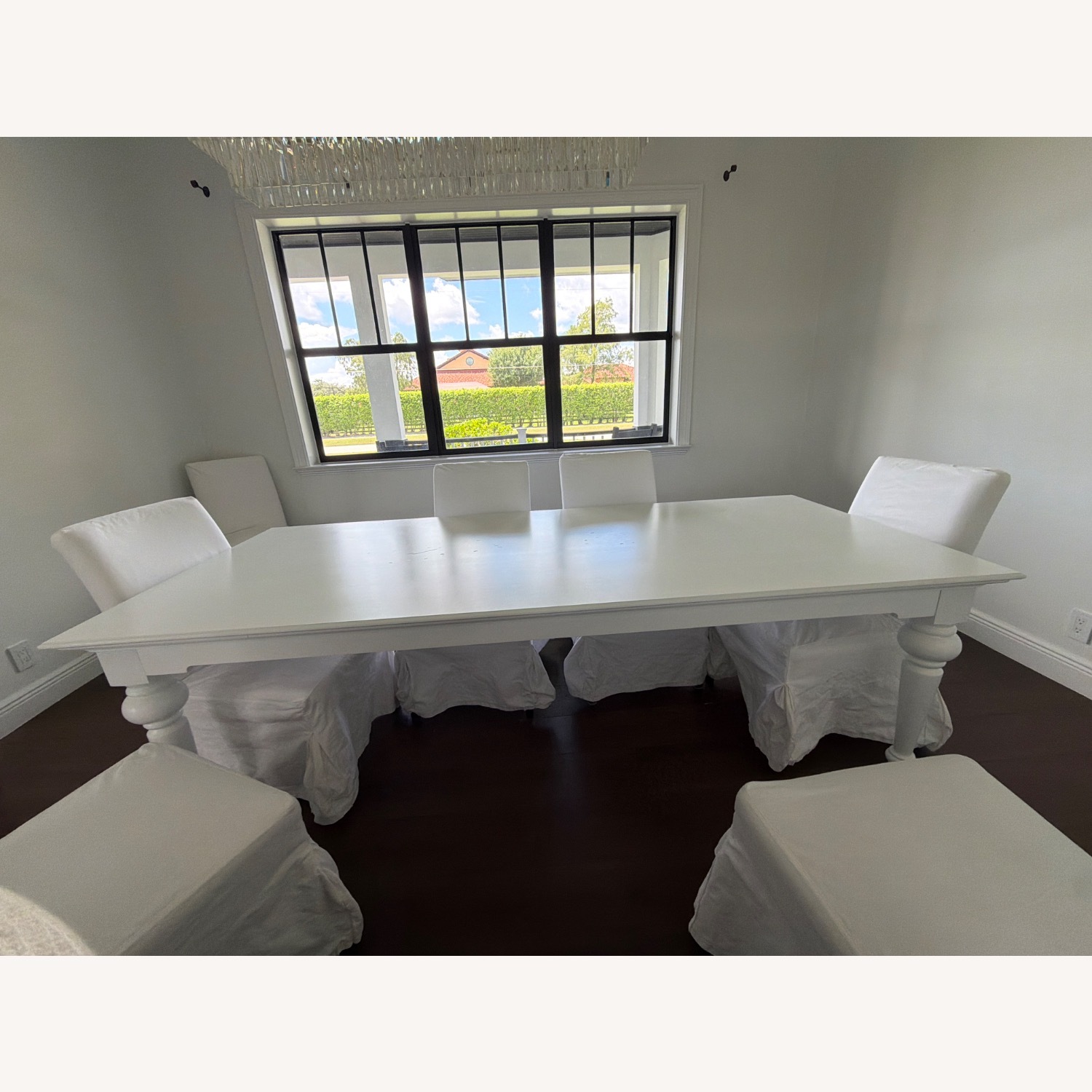 NovaSolo Provence Classic White Mahogany Extra Large Dining Table - image-3