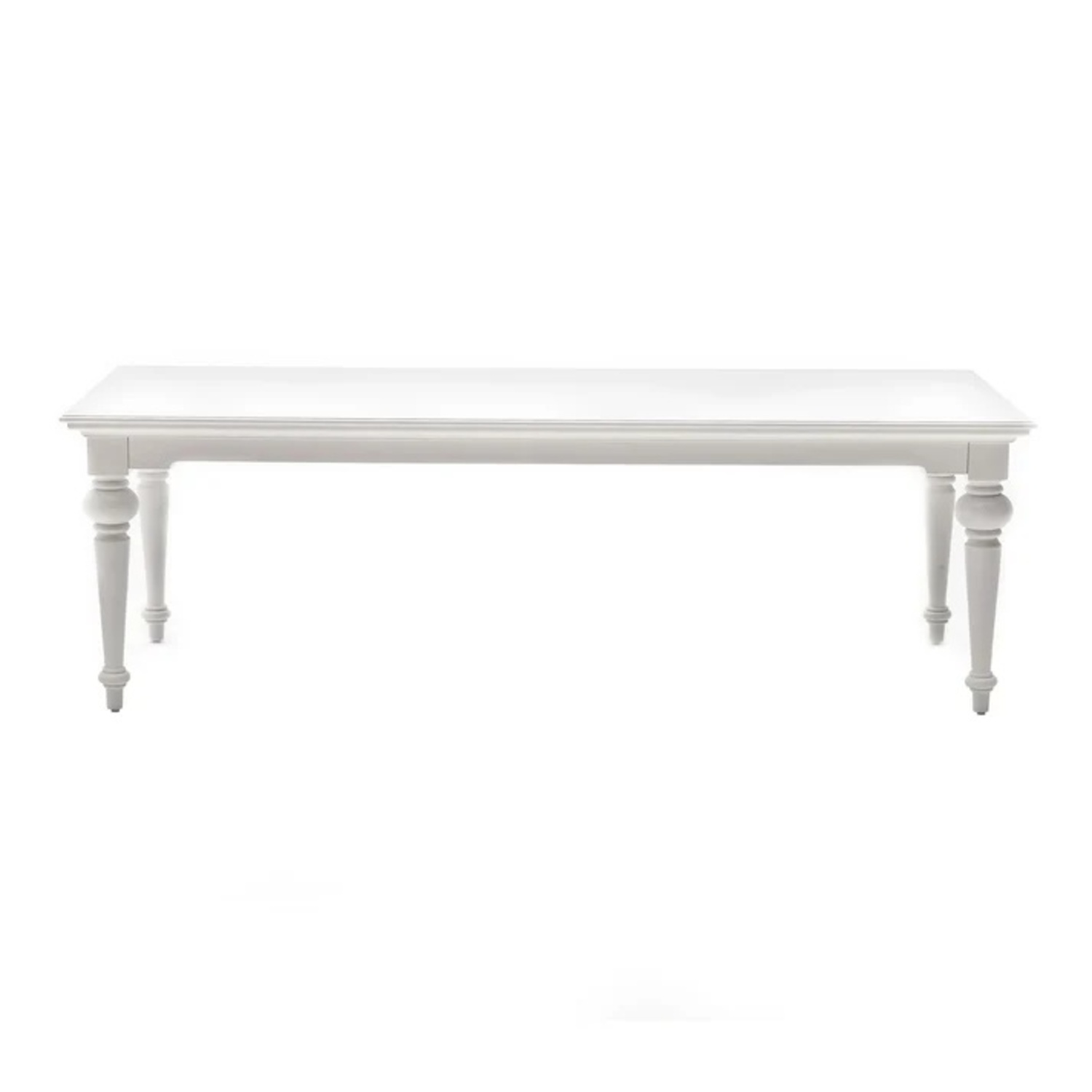 NovaSolo Provence Classic White Mahogany Extra Large Dining Table - image-4