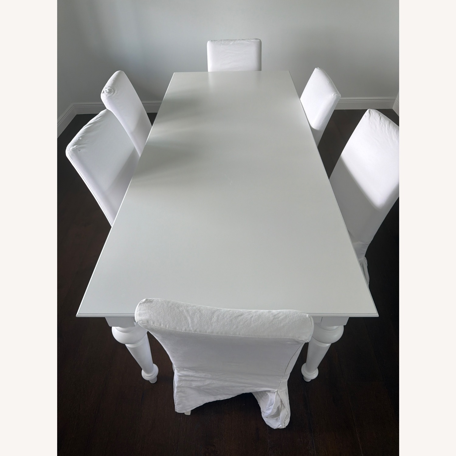 NovaSolo Provence Classic White Mahogany Extra Large Dining Table - image-1