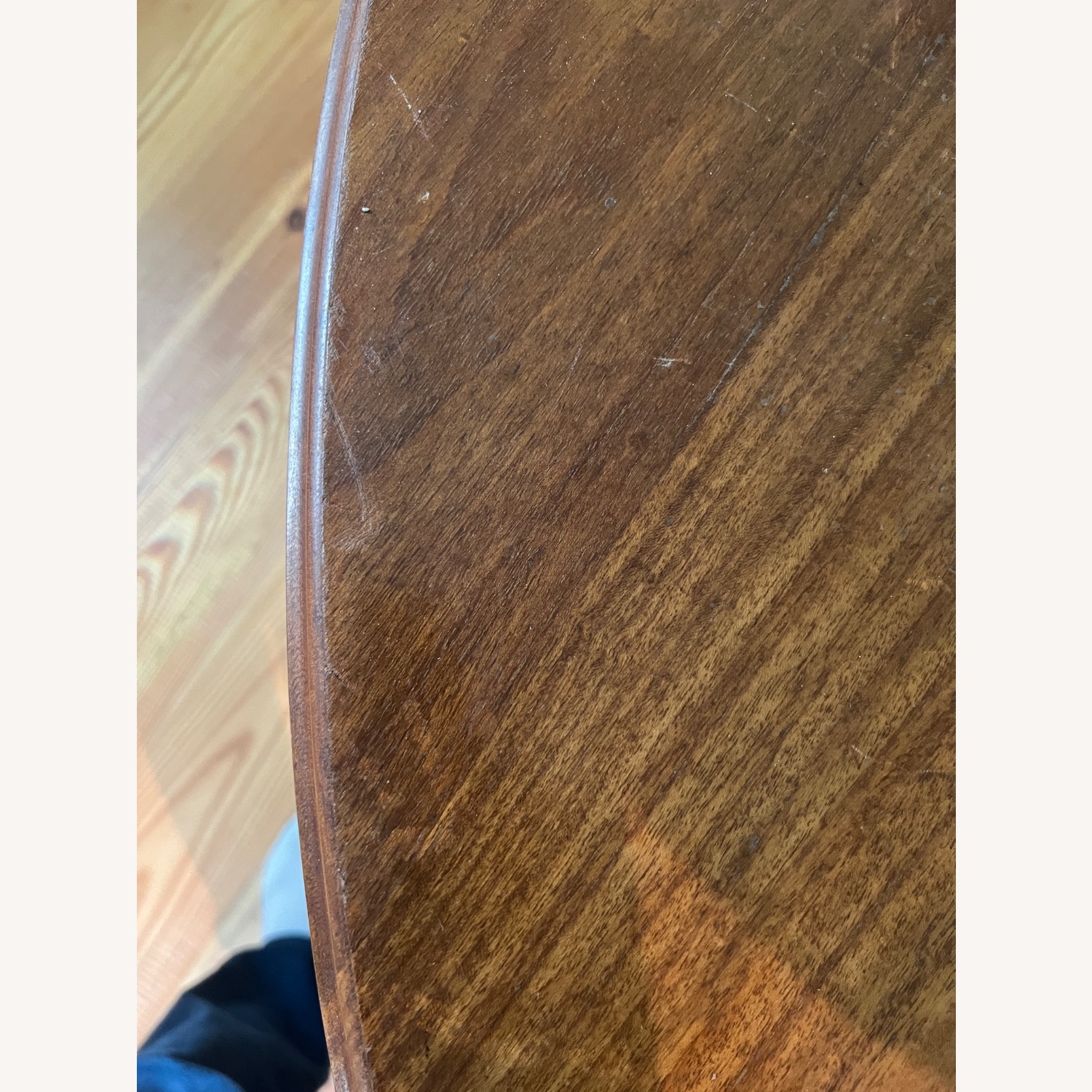 Vintage/Antique Finds Light Brown Wood Side Table - image-4