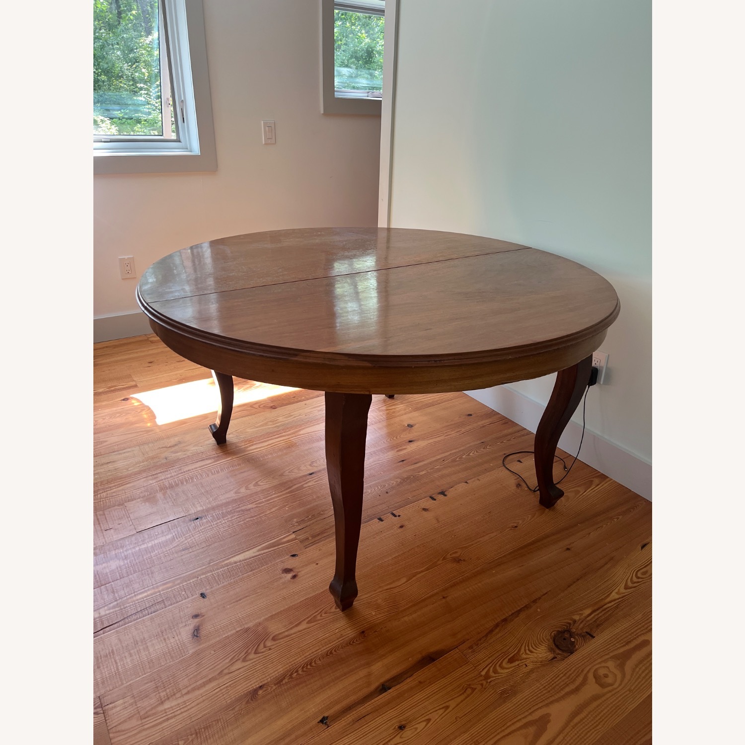 Vintage/Antique Finds Light Brown Wood Side Table - image-2