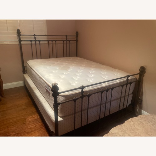 Used Metal Queen Bed for sale on AptDeco