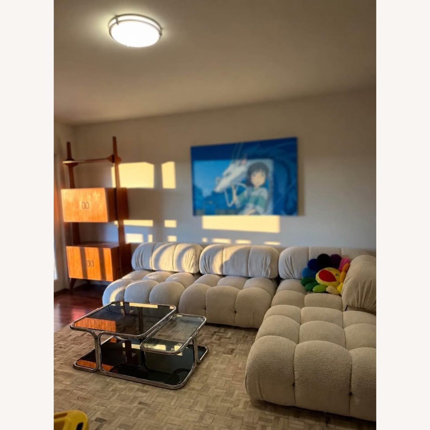 Mario Bellini White Fabric 3+ Piece Sectional - image-1