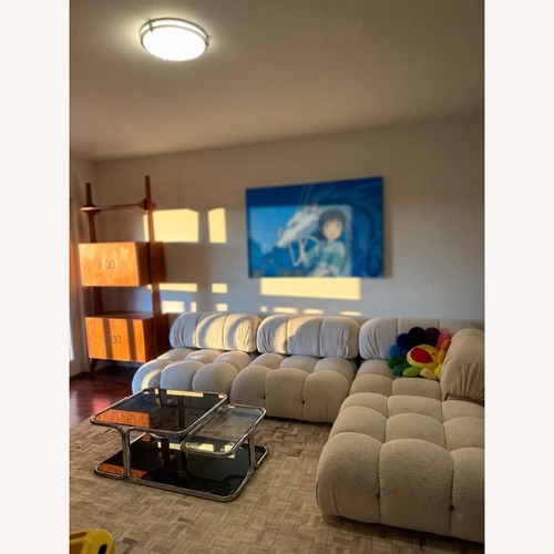 Used Mario Bellini White Fabric 3+ Piece Sectional for sale on AptDeco