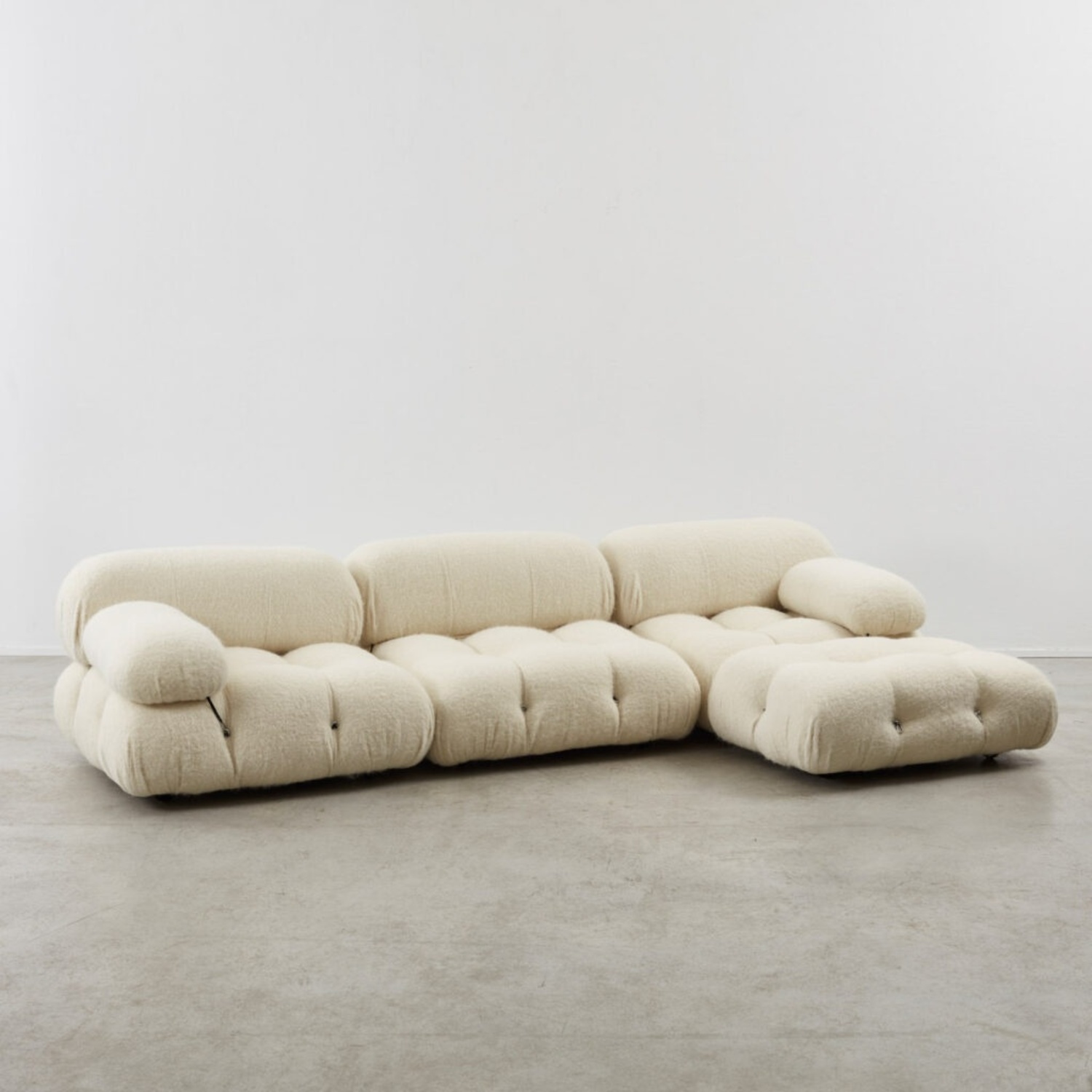 Mario Bellini White Fabric 3+ Piece Sectional - image-4