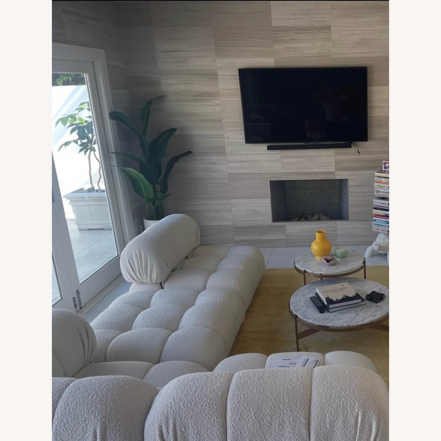 Mario Bellini White Fabric 3+ Piece Sectional - image-3