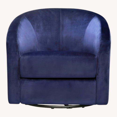 Used Babyletto Madison Swivel Glider in Navy for sale on AptDeco