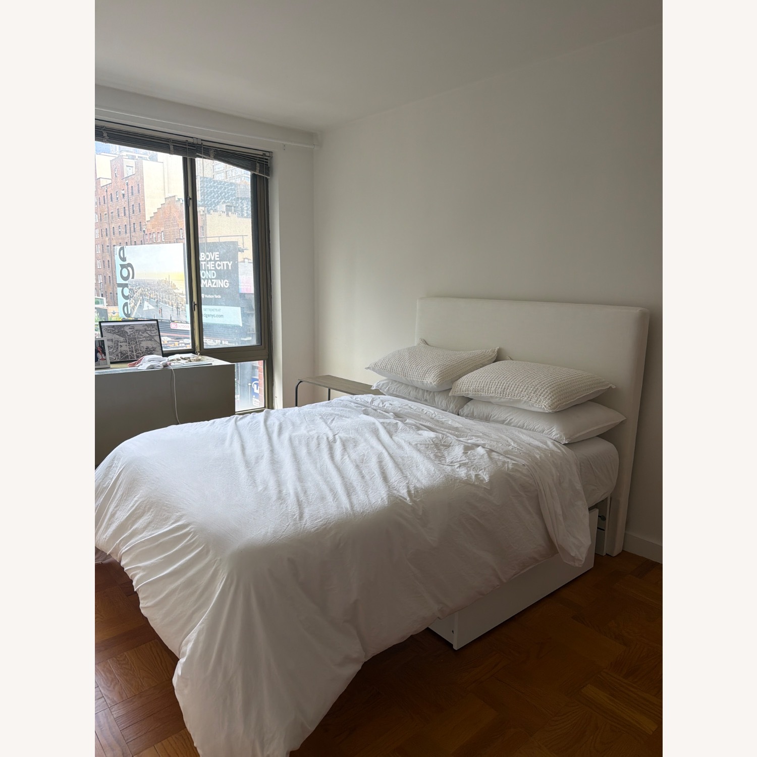 Pottery Barn Raleigh Headboard, Full Bed Frame - image-1