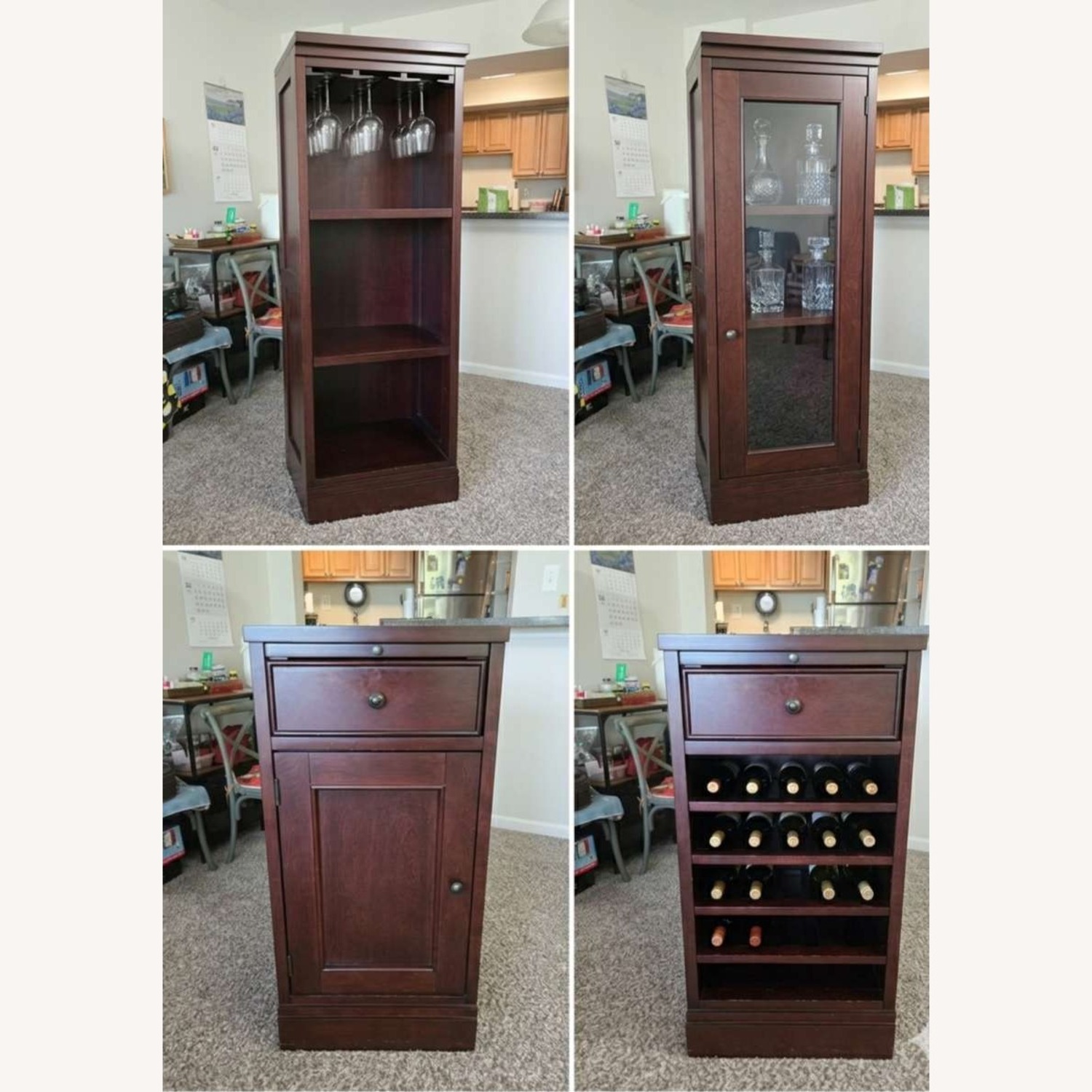 Crate & Barrel Bedford Bar Cabinet - image-1