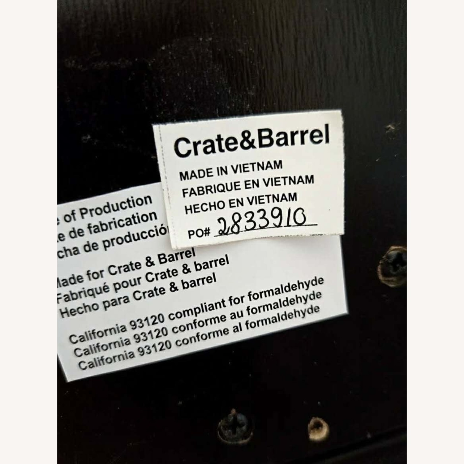 Crate & Barrel Bedford Bar Cabinet - image-3