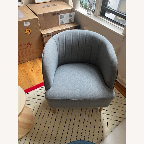 Used IKEA Lighr Gray Armchair for sale on AptDeco