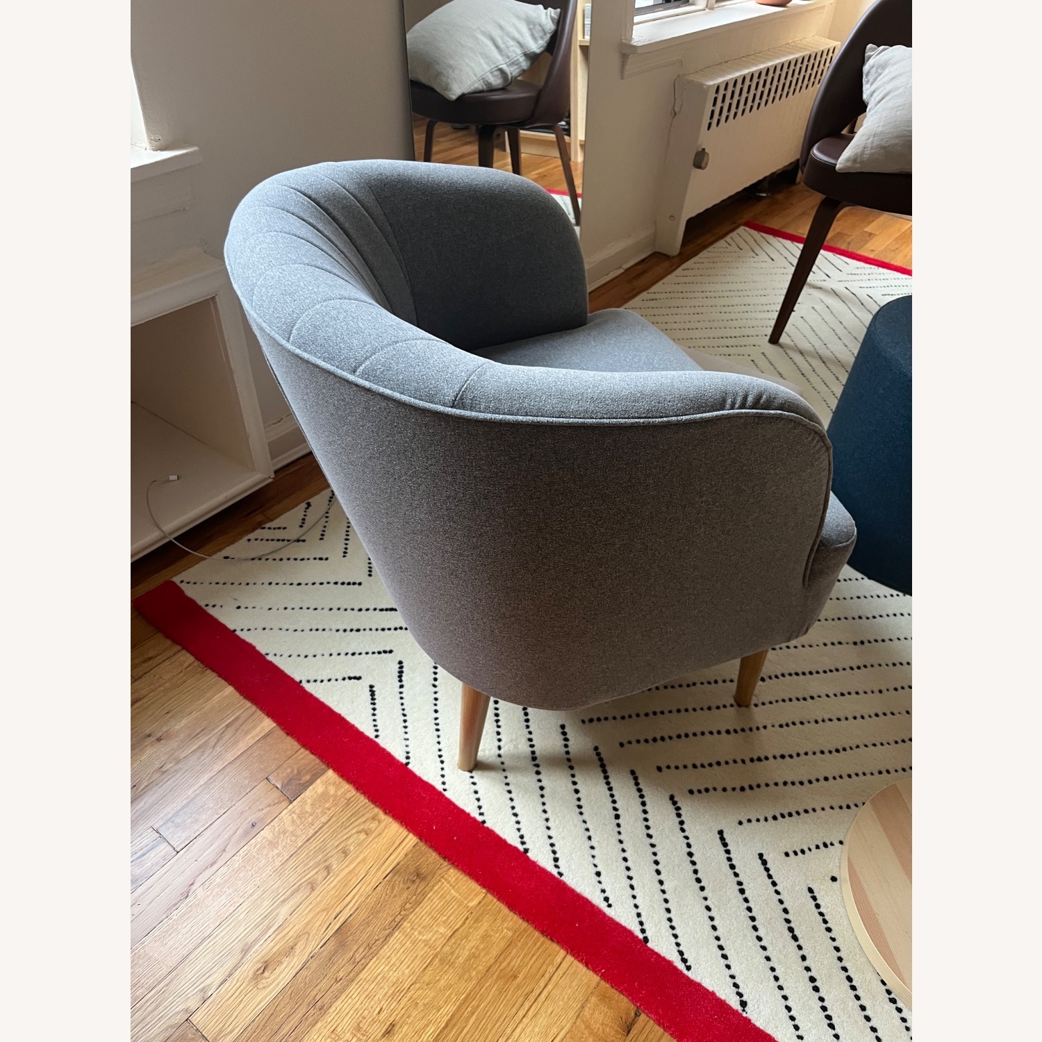 IKEA Lighr Gray Armchair - image-2
