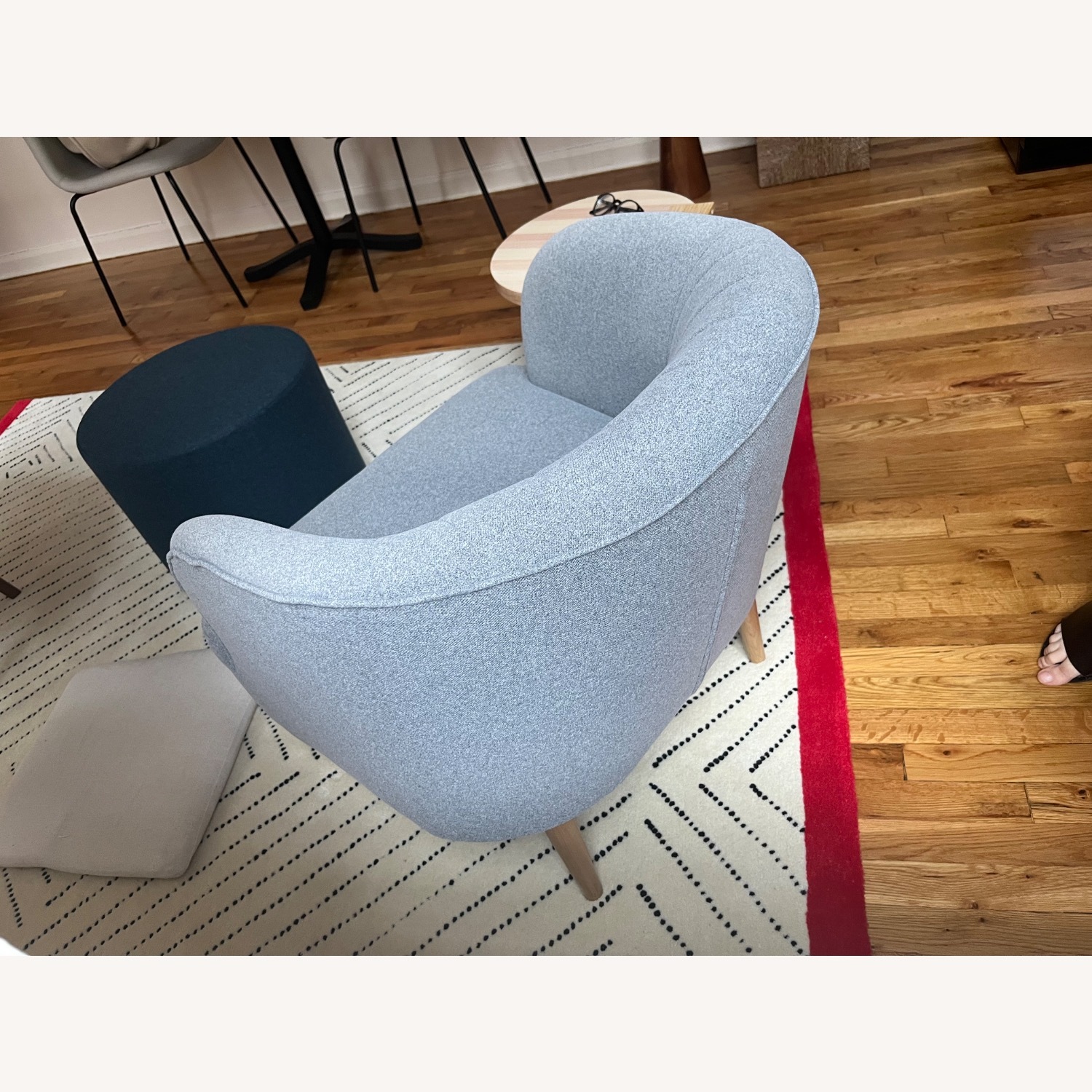 IKEA Lighr Gray Armchair - image-3