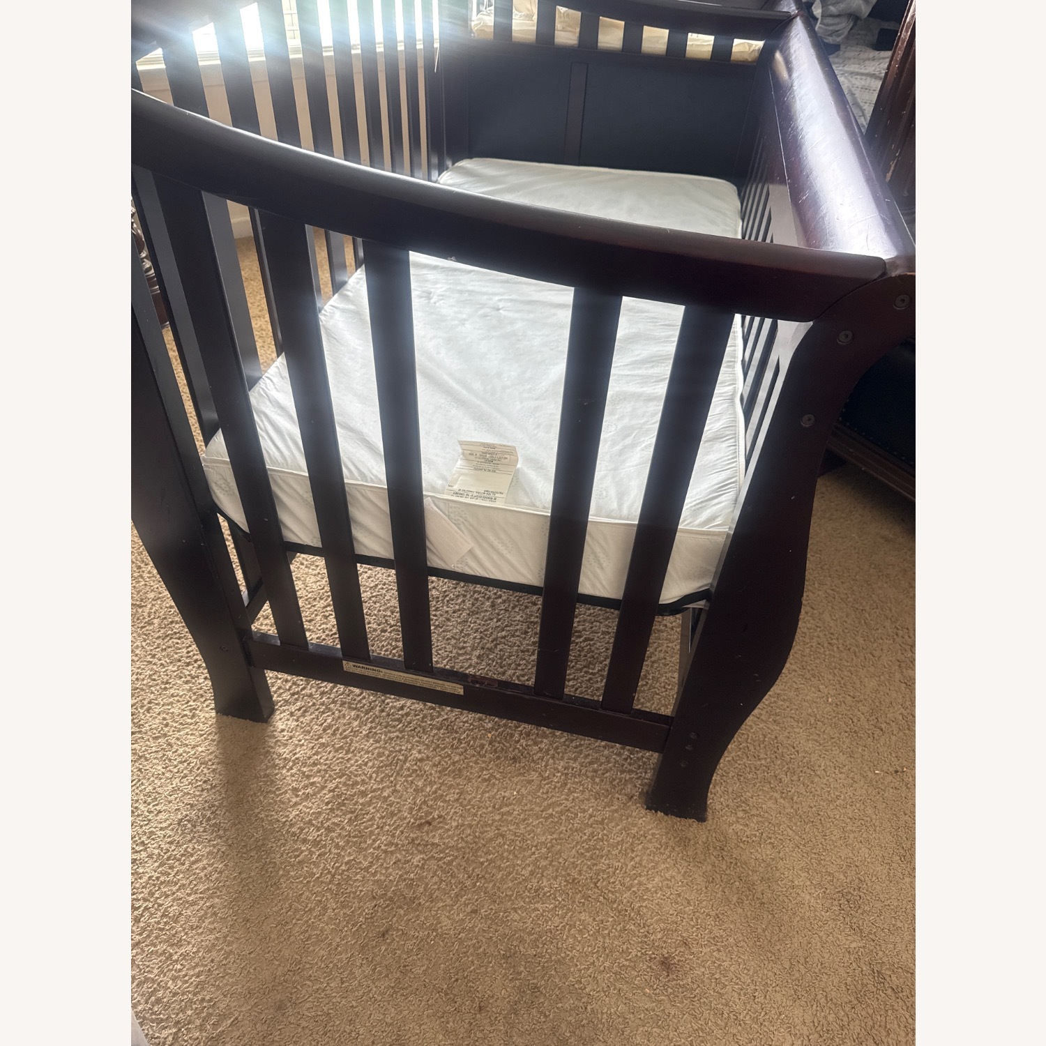 Vintage/Antique Wood Crib - image-9