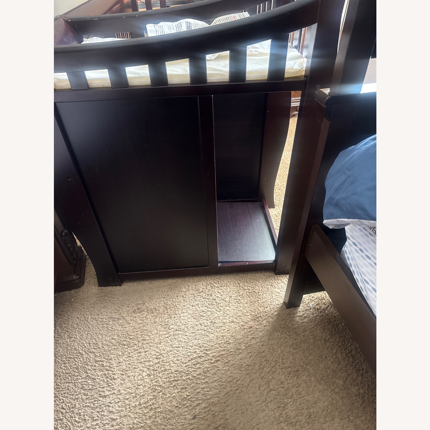 Vintage/Antique Wood Crib - image-3