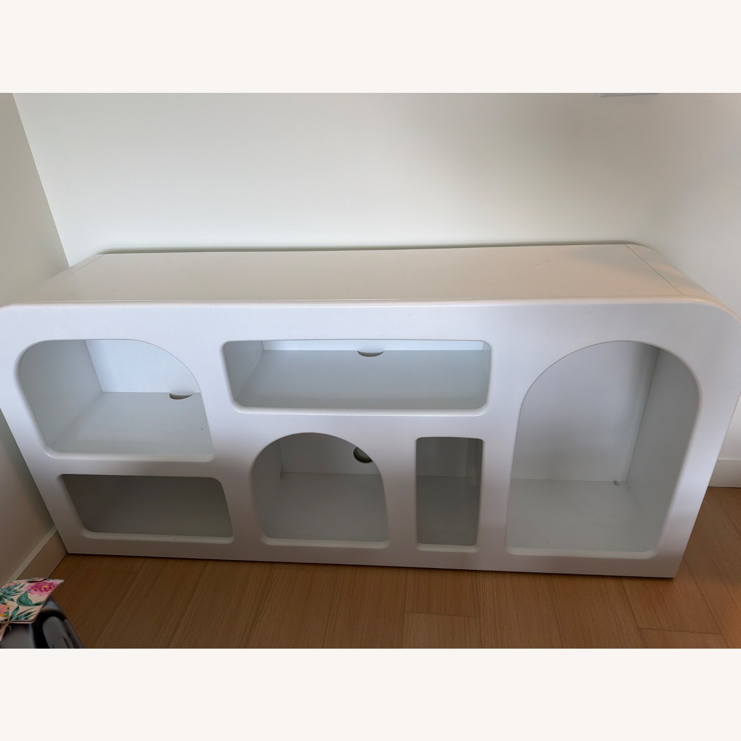 Wayfair Judy White Wood Media Storage - image-1