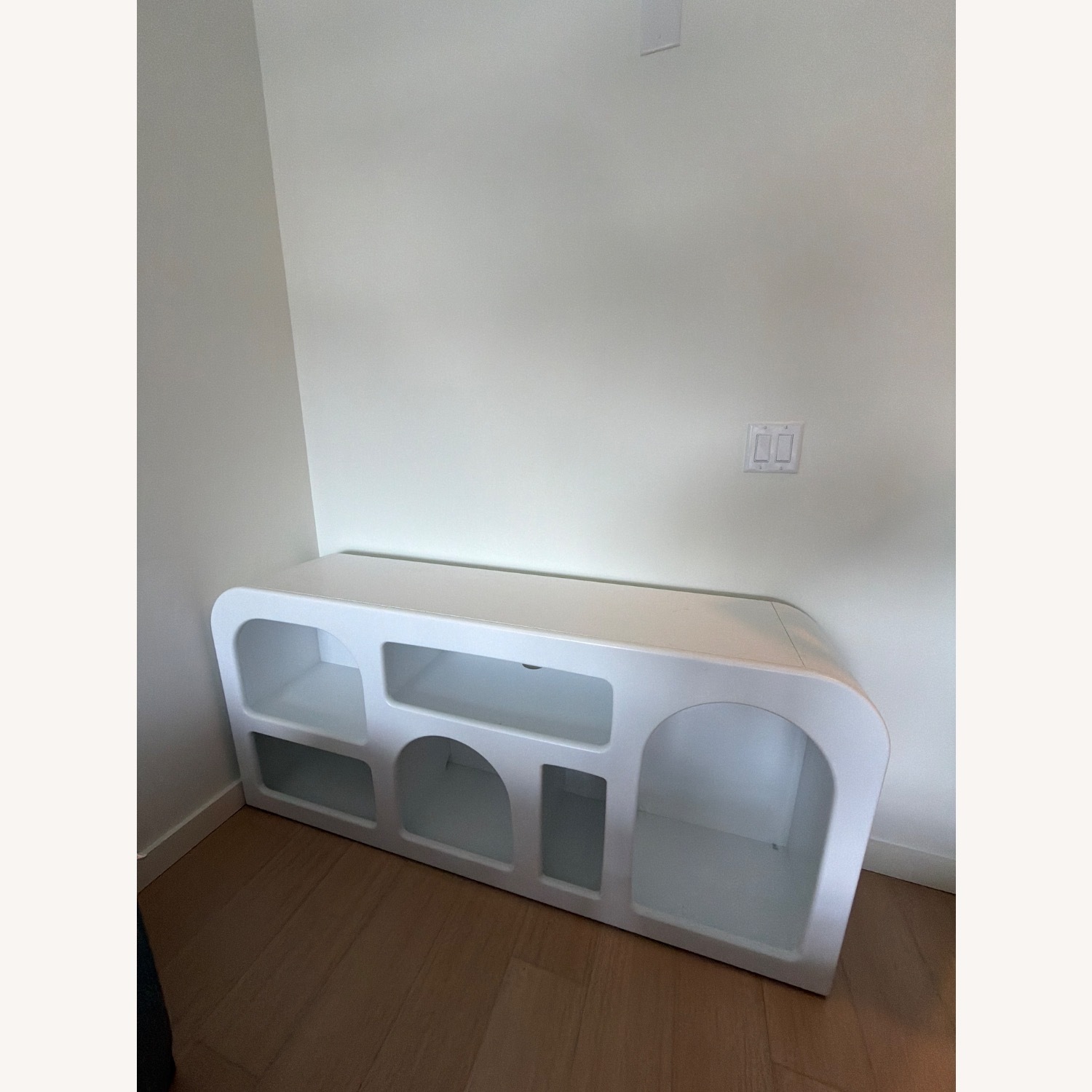 Wayfair Judy White Wood Media Storage - image-2