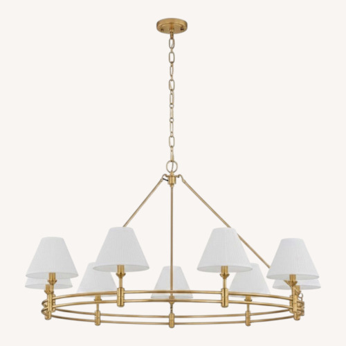 Used Hudson Valley Gold Ceiling Lamp for sale on AptDeco