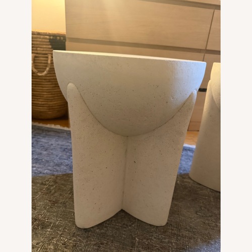 Used West Elm Monti Stone Side Tables for sale on AptDeco