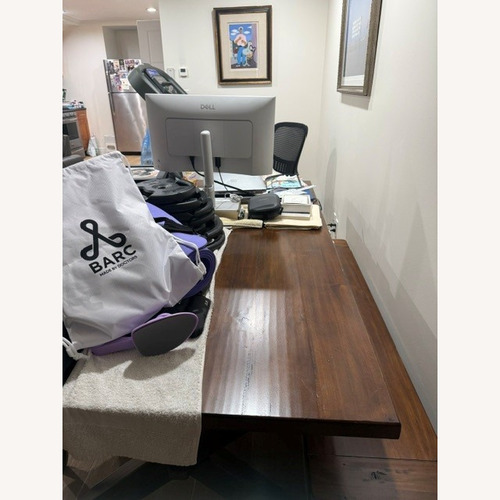 Used Pottery Barn Dark Brown Wood Dining Sets for sale on AptDeco