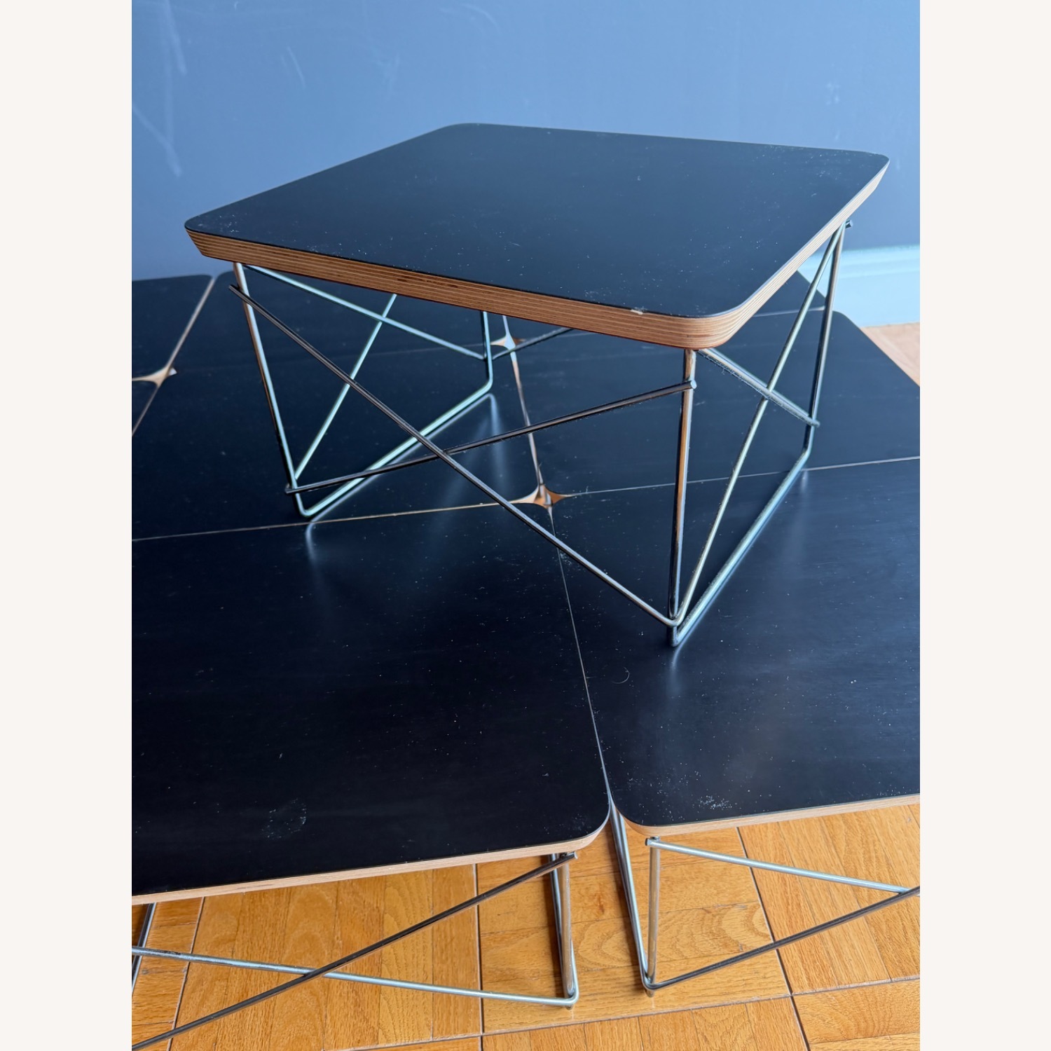Herman Miller Eames Black Stainless Side Table - image-1