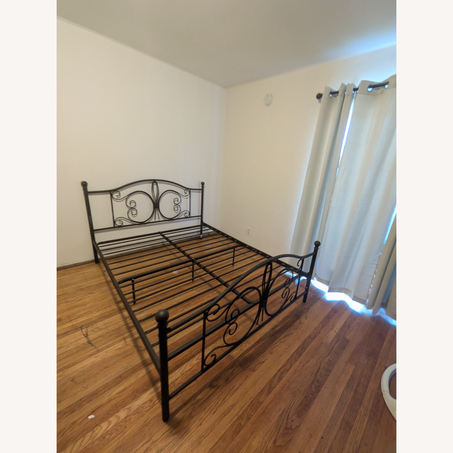 DHP Furniture Dark Brown Metal Queen Bed - image-3