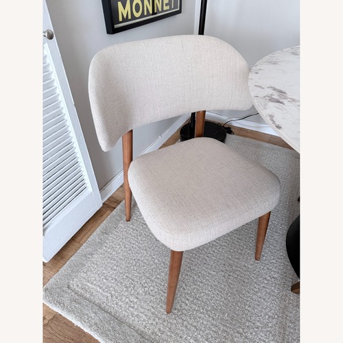 Used West Elm Hydem Natural Wood Dining Chairs for sale on AptDeco