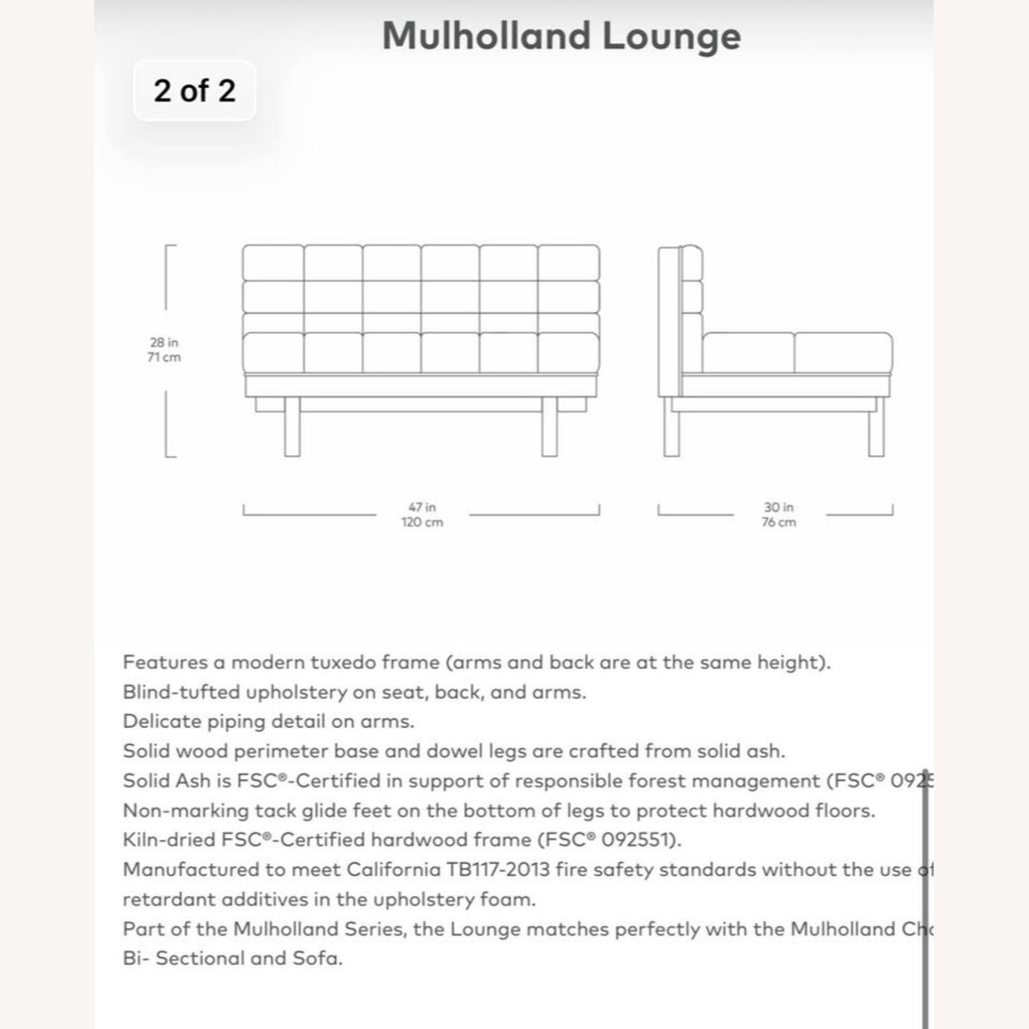 Gus Modern Mulholland Sectional - image-6