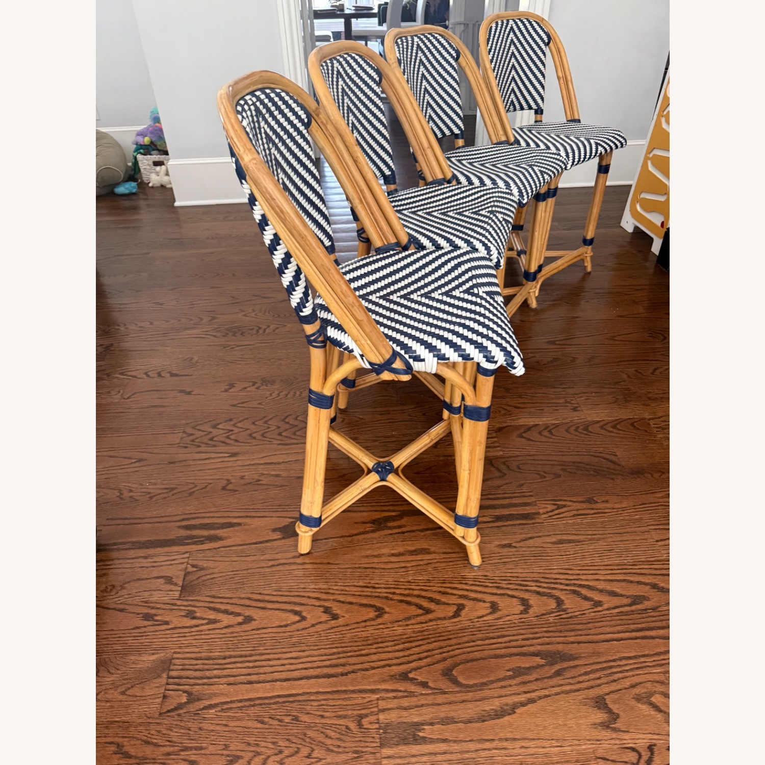 Williams Sonoma Bistro Woven Counter Stools - image-2