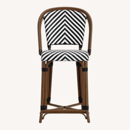 Used Williams Sonoma Bistro Woven Counter Stools for sale on AptDeco